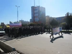 حضور دانشجویان و همکاران در مراسم راهپیمایی 13 آبان 12
