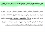 دانشجویان متقاضی وام‌های مختلف در نیم‌سال دوم سال جاری
