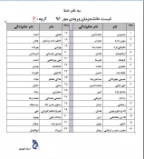 اسامی گروه 3