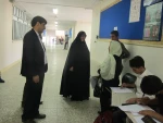 بازدید سرکار خانم صباحی از روند ثبت نام در آموزشکده تربیت بدنی پسران صفادشت امام علی(ع) 2