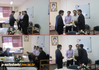 تقدیر از جانباز محترم جناب آقای داودزاده