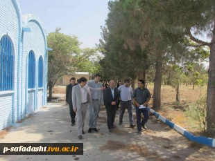 مراسم بازدید ریاست محترم دانشگاه فنی و حرفه ای کشور
از آموزشکده تربیت بدنی امام علی(ع) صفادشت و آموزشکده کشاورزی صفادشت 14