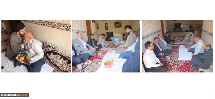 دیدار از خانواده جانباز احد الله مسلمی و خانواده شهید جعفرلو   2