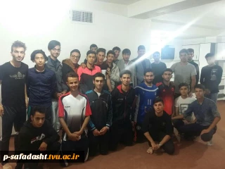 دیدار و جلسه رئیس آموزشکده با دانشجویان جدید الورود ساکن خوابگاه
