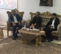 دیدار  مدیرکل حراست جناب آقای دکتر یزدانیان و ریاست آموزشکده تربیت بدنی امام علی(ع) صفادشت
با مدیر کل روابط عمومی و اطلاع رسانی وزارت ورزش و جوانان جناب آقای دکتر ناظمی
و مدیر کل امور بین الملل وزارت ورزش و جوانان جناب آقای دکتر طهماسبی
 3
