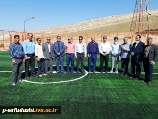 افتتاح زمین چمن ورزشی آموزشکده اسلام آباد غرب.......