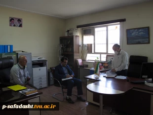 بازدید آقای محسن نعمتی،نماینده ی سازمان مرکزی از آموزشکده 3