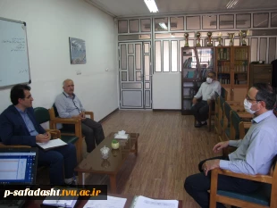 بازدید آقای محسن نعمتی،نماینده ی سازمان مرکزی از آموزشکده 4