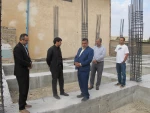 گزارش بازدید بخشدار و شهردار صفادشت از پروژه احداث خوابگاه دانشجویی آموزشکده تربیت بدنی امام علی (ع) صفادشت 2