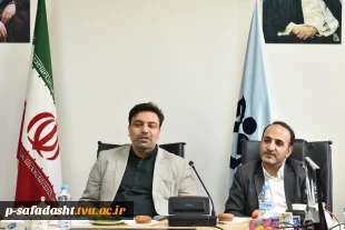 برگزاری جلسه هیئت رئیسه دانشگاه فنی و حرفه‌ای با حضور معاون فرهنگی و اجتماعی وزارت علوم تحقیقات و فناوری
 4
