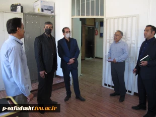 بازدید ریاست محترم دانشگاه فنی و حرفه ای استان تهران از آموزشکده تربیت بدنی امام علی (ع) صفادشت 7