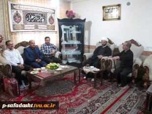 دیدار رییس آموزشکده تربیت بدنی امام علی (ع) با خانواده شهید " محمود بروجلو" به مناسبت هفته دفاع مقدس 2