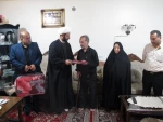 دیدار رییس آموزشکده تربیت بدنی امام علی (ع) با خانواده شهید 