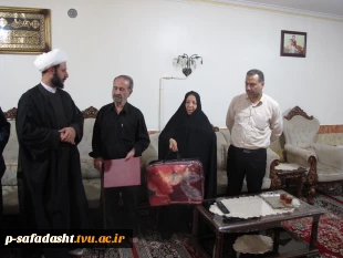 دیدار رییس آموزشکده تربیت بدنی امام علی (ع) با خانواده شهید " محمود بروجلو" به مناسبت هفته دفاع مقدس 2