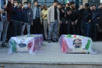 حضور دکتر خسرویان در مراسم باشکوه تشییع پیکر شهدای دانشجوی بسیجی مدافع امنیت دانشگاه فنی و حرفه‌ای
 7
