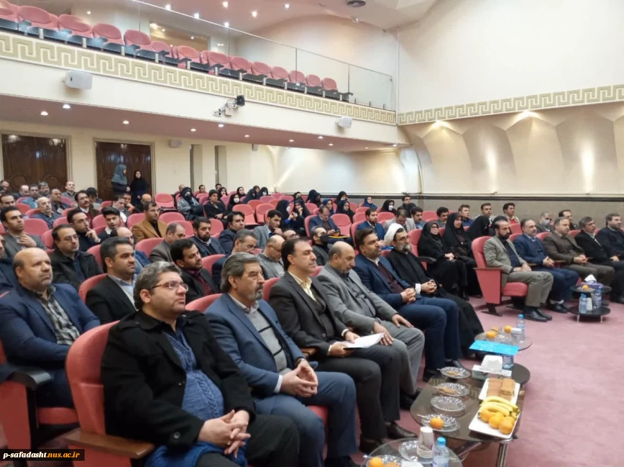 مراسم گرامی‌داشت هفته پژوهش و فناوری و تجلیل از پژوهشگران، فناوران و نوآوران دانشگاه فنی و حرفه‌ای با حضور دکتر مجتبی خیام نکویی  معاون وزیر جهاد کشاورزی، رئیس سازمان تحقیقات، آموزش و ترویج کشاورزی و دکتر خسرویان رئیس دانشگاه فنی و حرفه‌ای 2