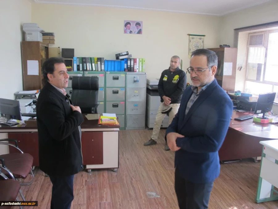بازدید معاونت محترم اداری و مالی دانشگاه فنی و حرفه ای استان تهران از آموزشکده تربیت بدنی صفادشت 3