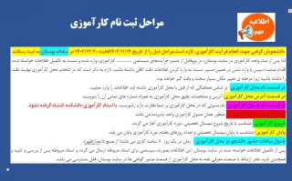 مراحل انجام فرایند کارآموزی