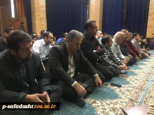 مراسم بزرگداشت آیت‌الله سید ابراهیم رئیسی و هئیت همراهش در دانشکده فنی انقلاب اسلامی تهران 2