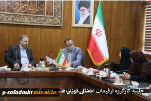 جلسه کارگروه ترفیعات اعضای هیئت علمی دانشگاه ملی مهارت استان تهران 4