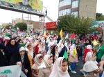 حضور جمعی از کارکنان، اساتید و دانشجویان آموزشکده ملی مهارت تربیت بدنی صفادشت در مراسم راهپیمایی سیزده آبان 5