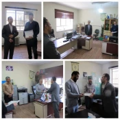 دیدار نوروزی سرپرست آموزشکده ملی مهارت تربیت بدنی صفادشت با کارکنان 2