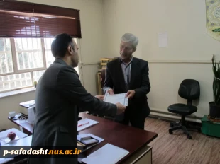 دیدار نوروزی سرپرست آموزشکده ملی مهارت تربیت بدنی صفادشت با کارکنان 5