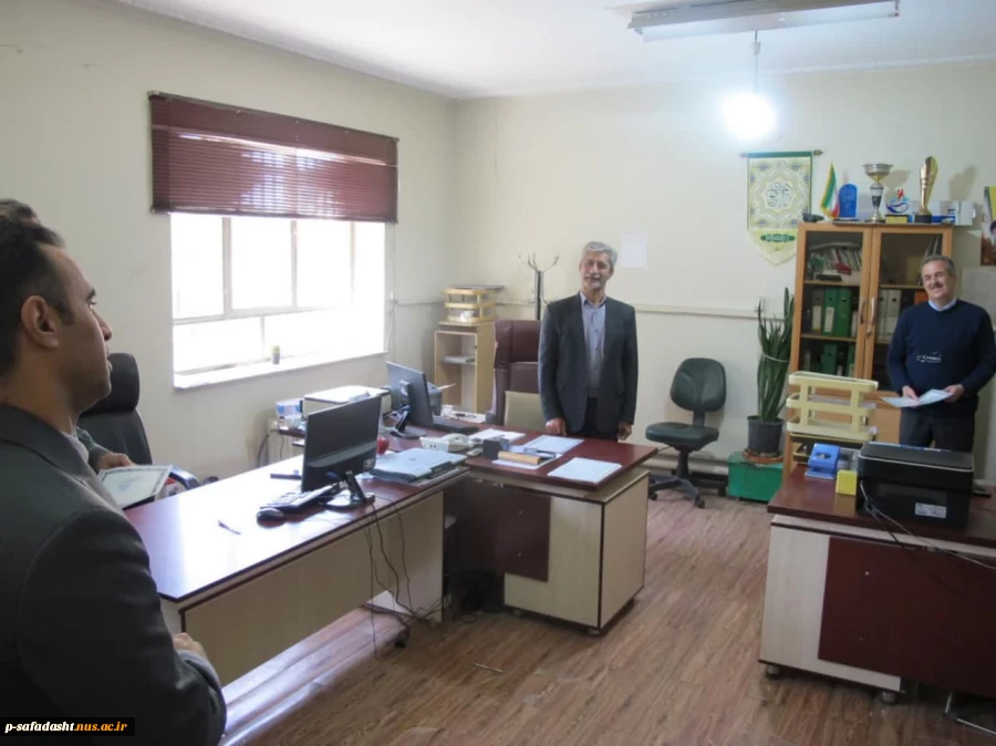 دیدار نوروزی سرپرست آموزشکده ملی مهارت تربیت بدنی صفادشت با کارکنان 8