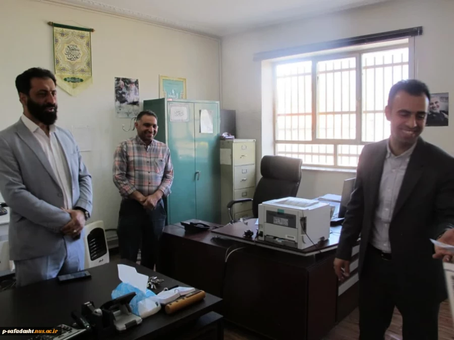 دیدار نوروزی سرپرست آموزشکده ملی مهارت تربیت بدنی صفادشت با کارکنان 9
