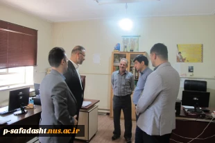 بازدید مدیر کل محترم دفتر مرکزی حراست دانشگاه ملی مهارت جناب آقای دکتر گنجی از دانشکده صفادشت (کشاورزی-تربیت بدنی)  2