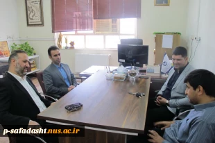 بازدید مدیر کل محترم دفتر مرکزی حراست دانشگاه ملی مهارت جناب آقای دکتر گنجی از دانشکده صفادشت (کشاورزی-تربیت بدنی)  3