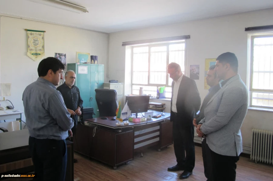 بازدید مدیر کل محترم دفتر مرکزی حراست دانشگاه ملی مهارت جناب آقای دکتر گنجی از دانشکده صفادشت (کشاورزی-تربیت بدنی)  5
