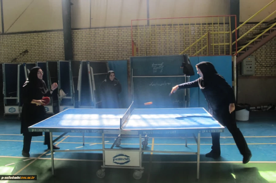 برگزاری مسابقه  تنیس روی میز  ویژه خانم ها  4