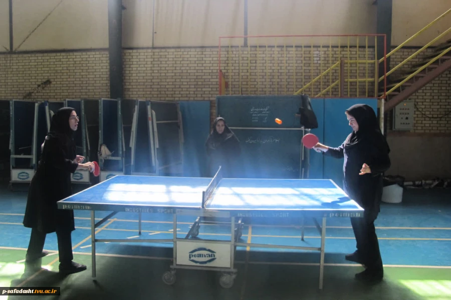 برگزاری مسابقه  تنیس روی میز  ویژه خانم ها  5