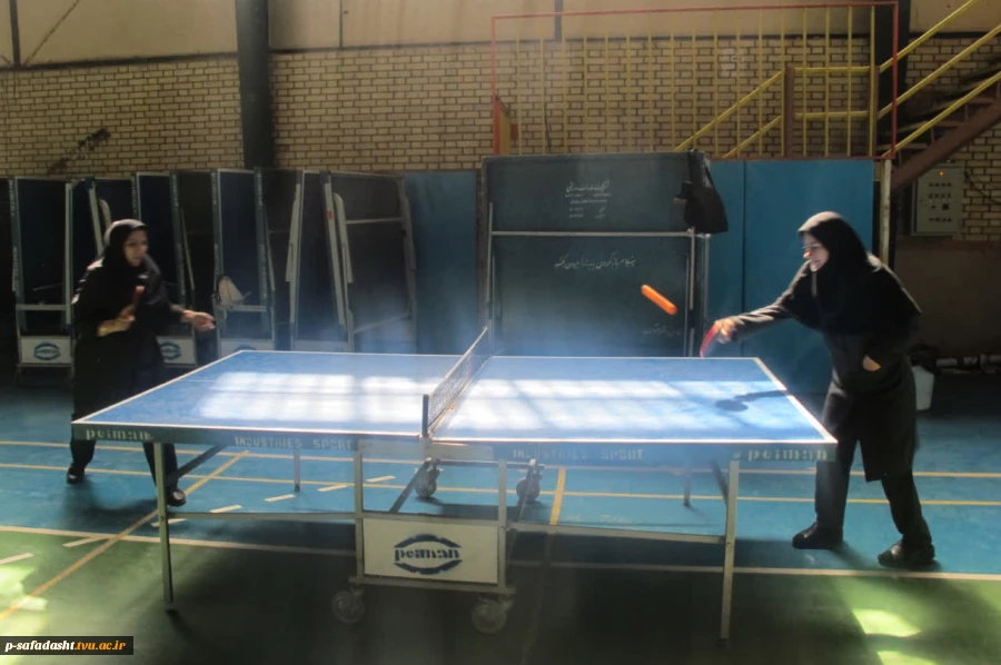 برگزاری مسابقه  تنیس روی میز  ویژه خانم ها  6