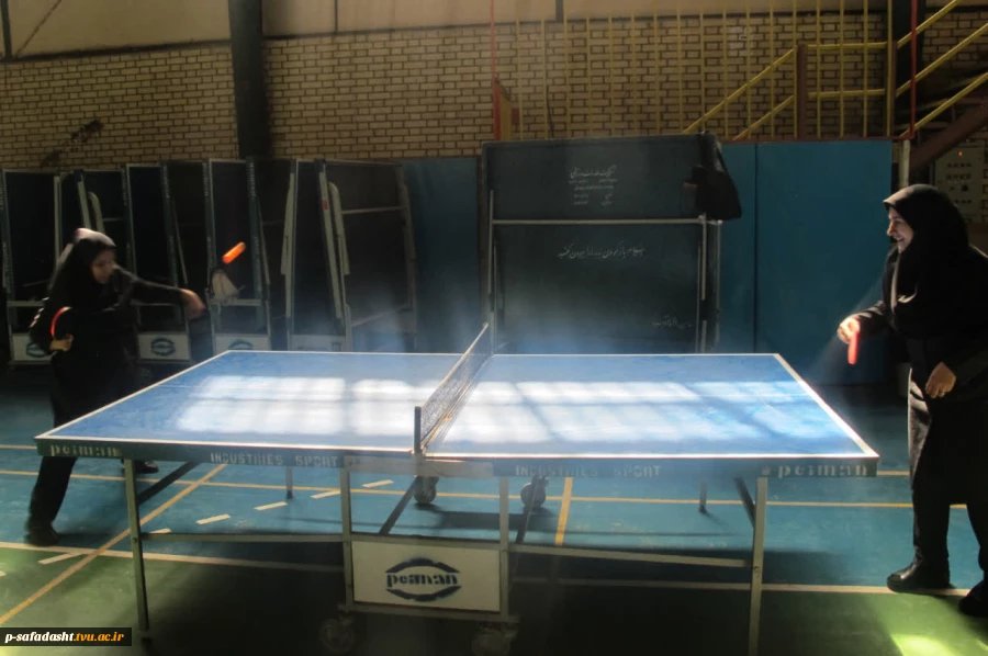 برگزاری مسابقه  تنیس روی میز  ویژه خانم ها  7