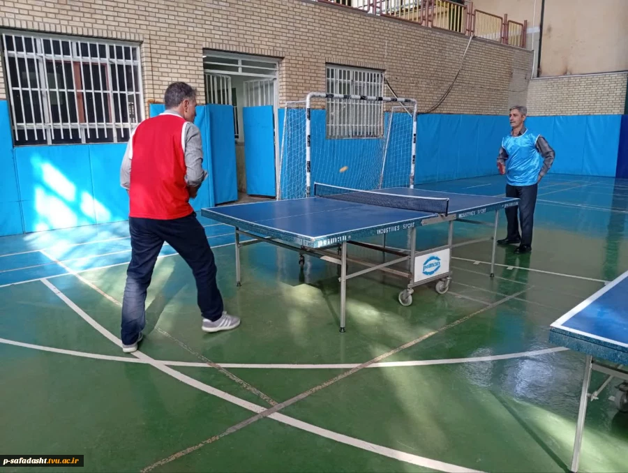 برگزاری مسابقه تنیس روی میز به مناسبت گرامیداشت هفته تربیت بدنی (ویژه همکاران آقا) 2