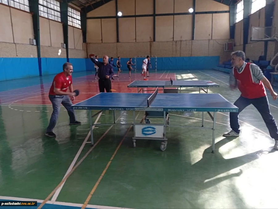 برگزاری مسابقه تنیس روی میز به مناسبت گرامیداشت هفته تربیت بدنی (ویژه همکاران آقا) 2