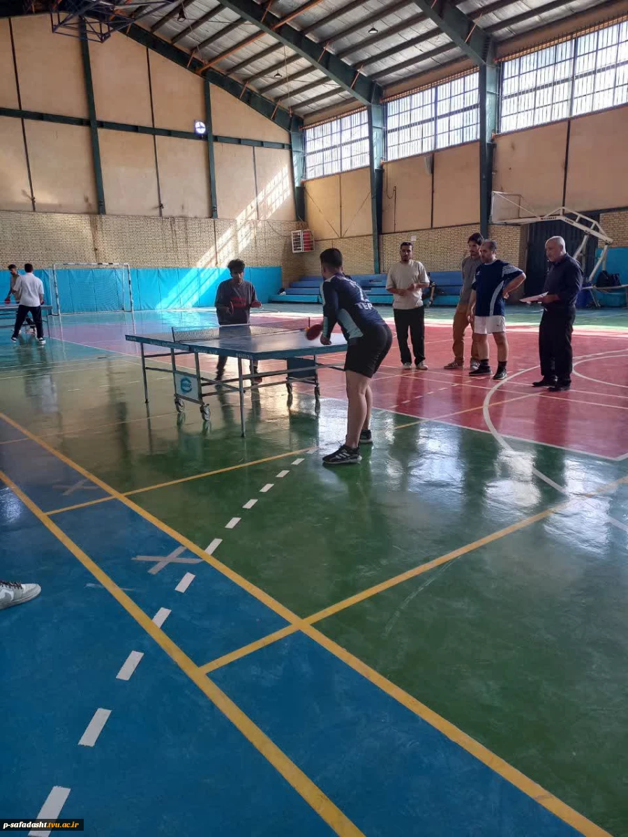 مسابقات تنیس روی میز ویژه دانشجویان گرامیداشت هفته تربیت بدنی و ورزش 3