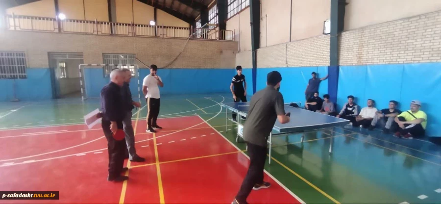 مسابقات تنیس روی میز ویژه دانشجویان گرامیداشت هفته تربیت بدنی و ورزش 4