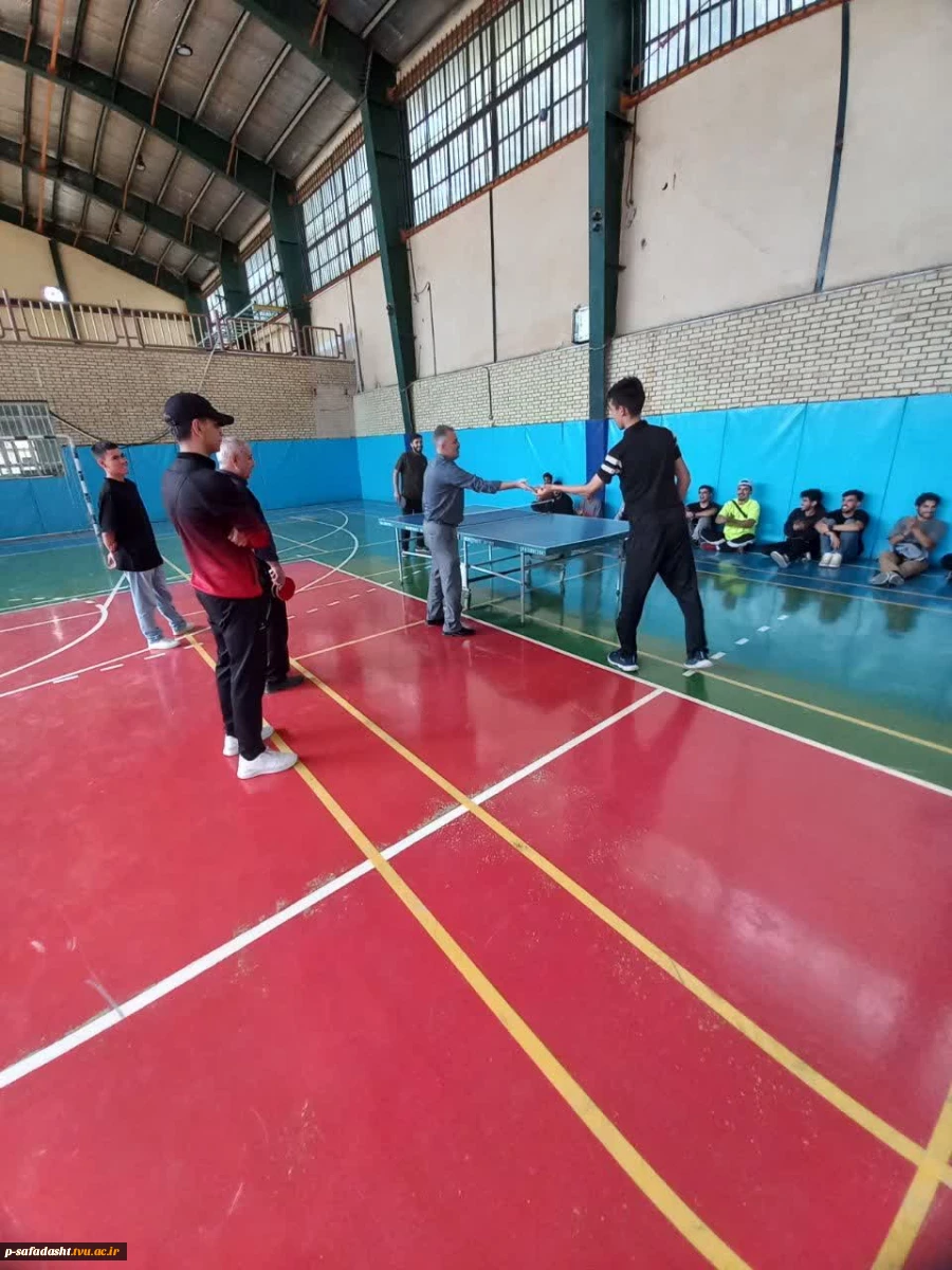 مسابقات تنیس روی میز ویژه دانشجویان گرامیداشت هفته تربیت بدنی و ورزش 5