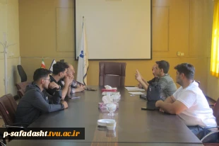 برگزاری جلسه هم اندیشی مدیران، سرپرستان تیم های شرکت کننده در مسابقات فوتبال چمنی دانشکده صفادشت(کشاورزی-تربیت بدنی) 2