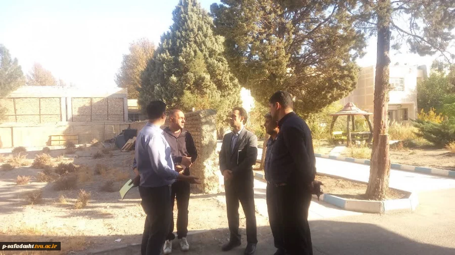 بازدید شرکت مهندسین مشاور طرح و سازه البرز جهت پیشبرد پروژه خوابگاه دانشجوئی نیمه تمام  بخش تربیت بدنی دانشکده صفادشت 4