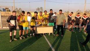 قهرمانی تیم فوتبال دانشکده صفادشت (کشاورزی - تربیت بدنی) در مسابقات 6 جانبه دانشگاه ملی مهارت استان تهران 2