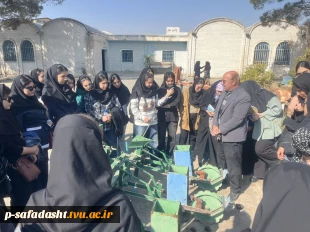 بازدید دانشجویان دانشکده فنی شریعتی از کارگاه‌ها و آزمایشگاه‌های دانشکده ملی مهارت صفادشت (کشاورزی _ تربیت بدنی) به مناسبت هفته جهانی کارآفرینی 2
