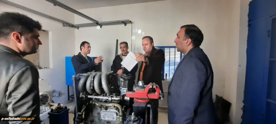 بازدید جناب آقای دکتر کلباسی معاون محترم آموزشی دانشگاه ملی مهارت و هیات همراه از دانشکده ملی مهارت صفادشت (کشاورزی-تربیت بدنی)
 2