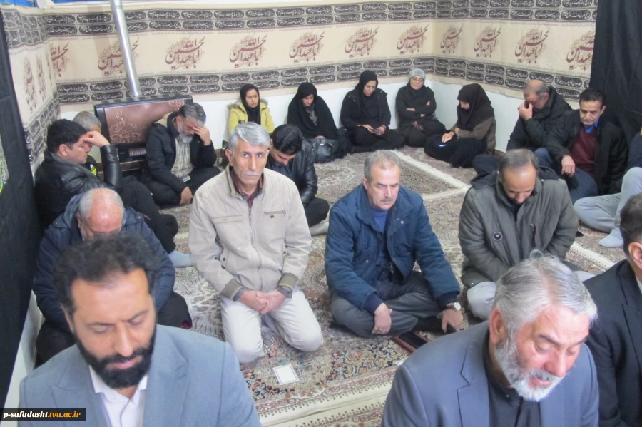 ویژه برنامه سالروز شهادت امام هادی(ع) در نمازخانه دانشکده صفادشت برگزار شد 3